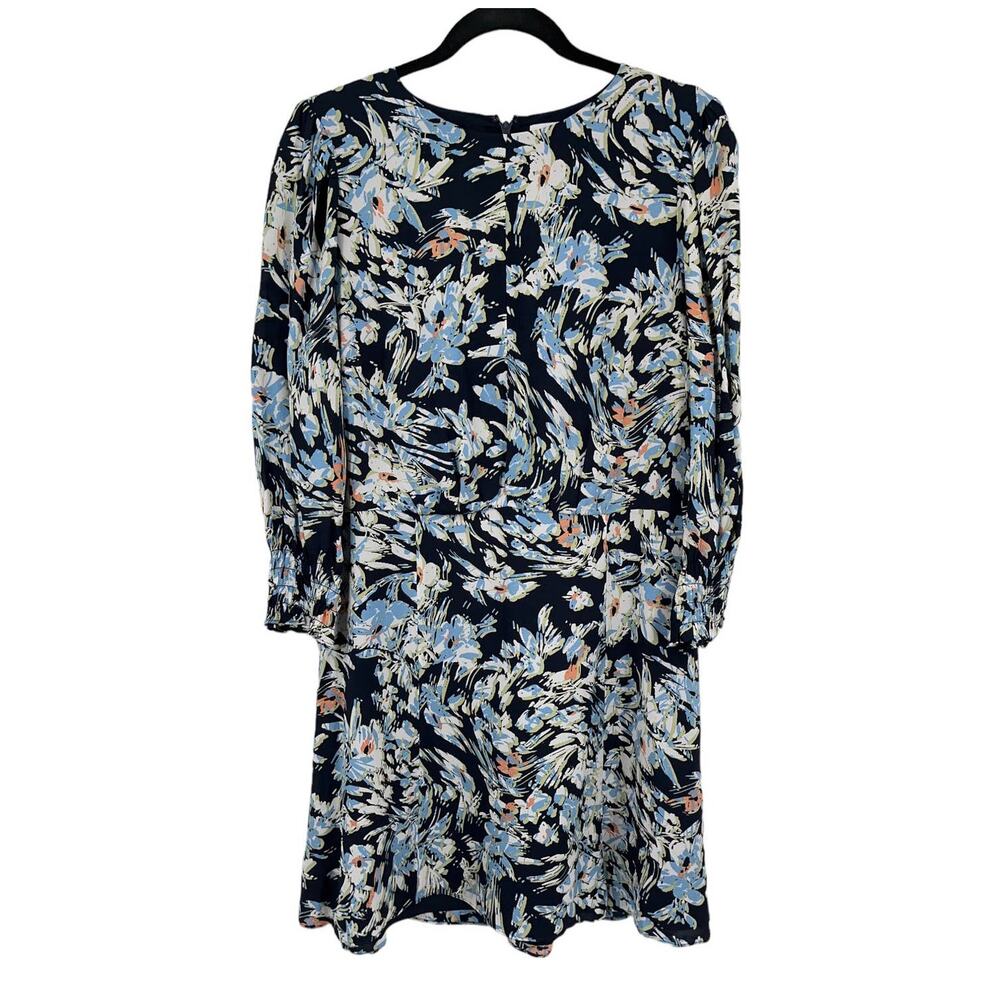 Reiss dress Annie floral print minidress blue size 10 - Picture 2 of 5